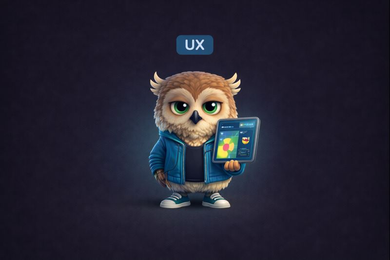 Gossip Analytics owl mascot representing the User Experience team